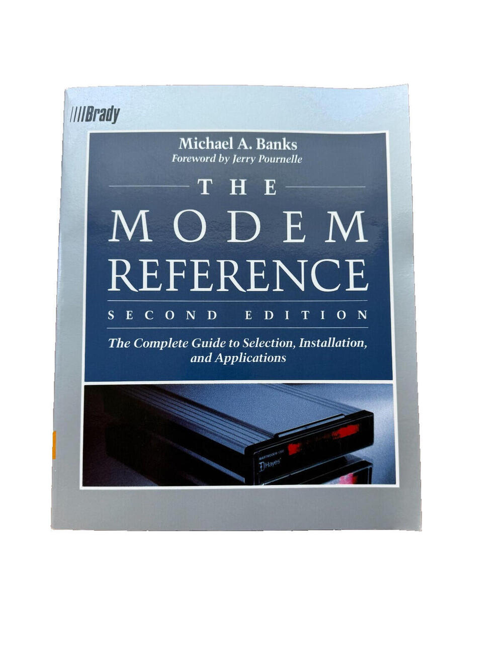 The Modem Reference Second Edition by Michael A. Banks Softcover Like New Book